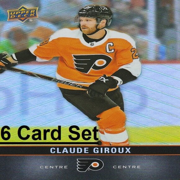 Claude Giroux Hockey Card Collection - 6 NHL Hockey Cards - Flyers/Senators - Picture 1 of 7
